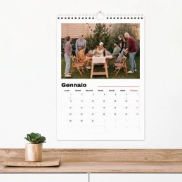 Calendario personalizzato verticale A4